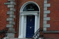 Typical Georgian doorways in Dublin Royalty Free Stock Photo